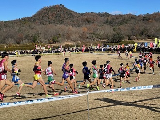 全国中学校駅伝　激励１